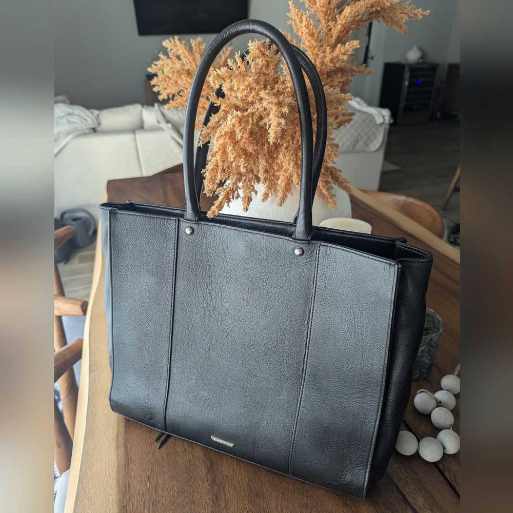 Rebecca Minkoff Black Leather Tote
